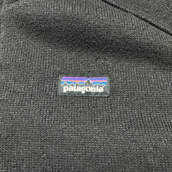 Patagonia Mens Better Sweater Hoodie Large Black Full Zip Pockets 3 Panel Hood - Picture 4 of 16